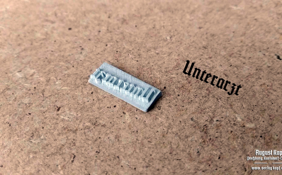 Rubber stamp: Unterarzt