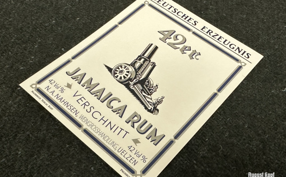 Jamaica Rum bottle label 2pcs