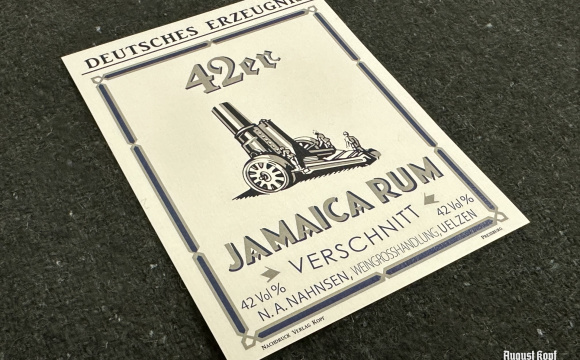 Nice adition for interwar period rum bottles.