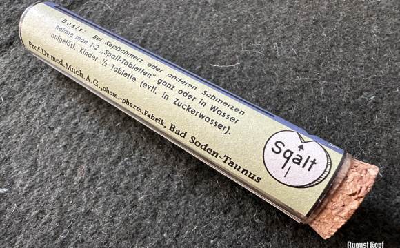 Sqalt Tabletten vintage vial