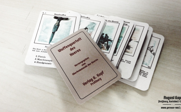 A very rare version of the card game with Wehrmacht topic.