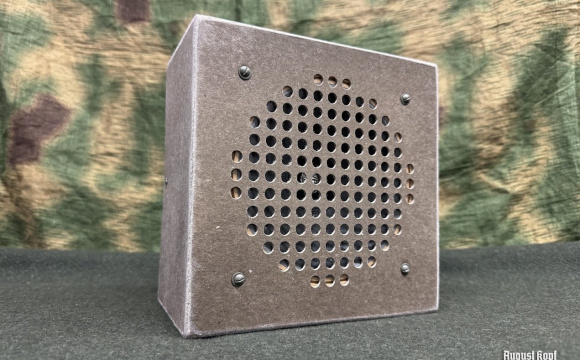 Official Wehrmacht loudspeakers made of thick cardboard.