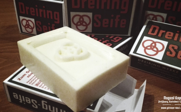 Dreiring-Seife Handstück soap + box
