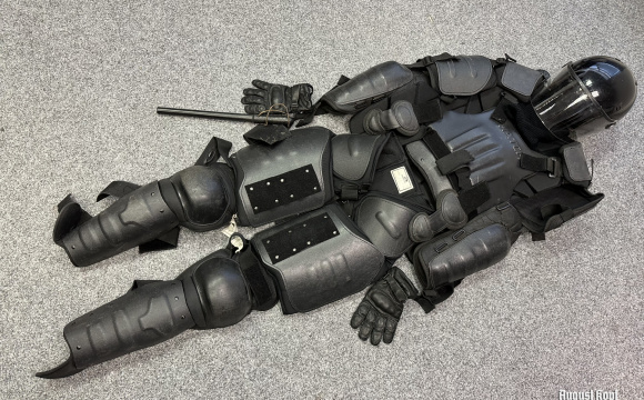 Modern police riot suit