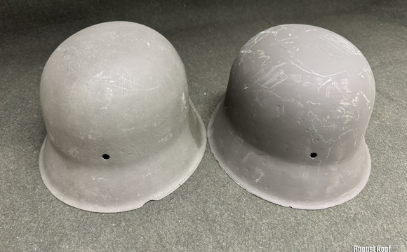 2x German M42 Helmets