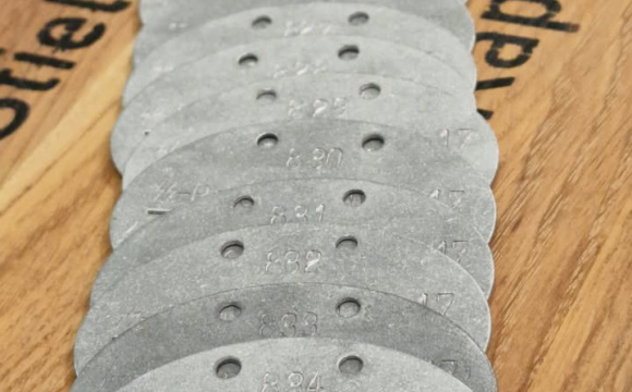 Erkennungsmarke service - dog tag stamping