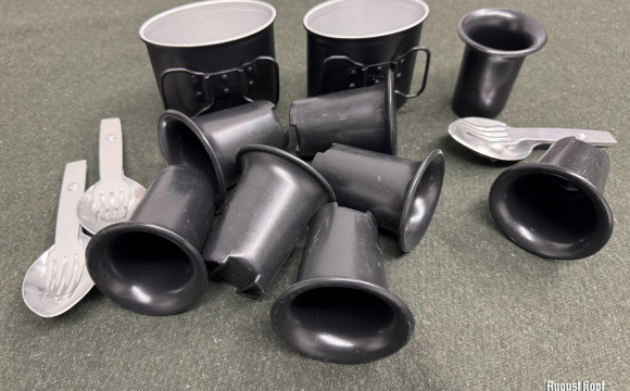 WH/SS field bottle cup plastic