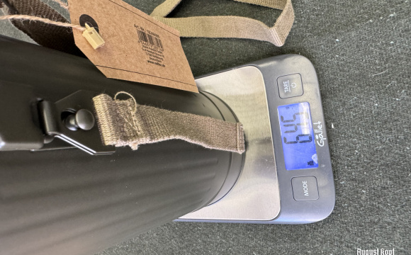 Gas mask can + straps