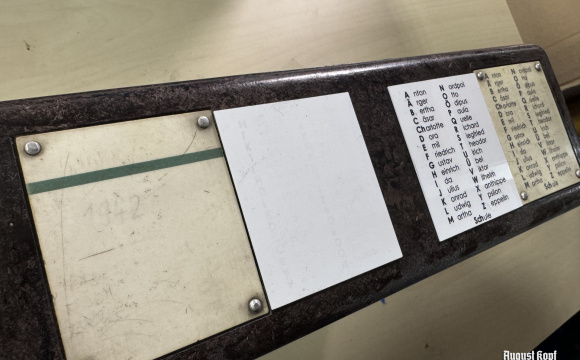 Phonetic sheet german universal WW2