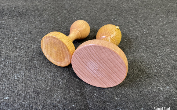 Stamp wooden handle - round 50mm