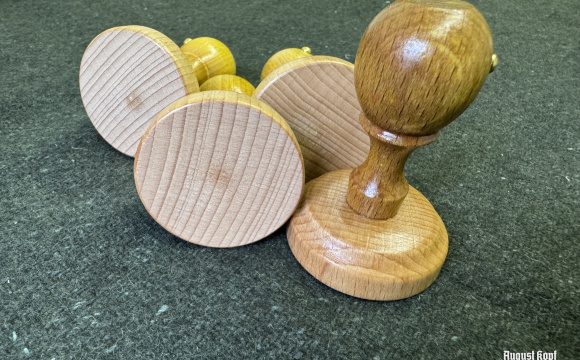 Stamp wooden handle - round 50mm