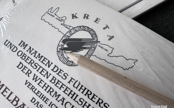 Ärmelband Kreta certificate