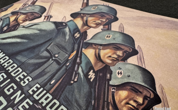 Poster 42x30cm French SS recruitment