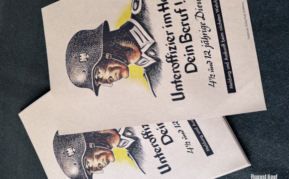 Poster 42x30cm Unteroffizier im Heer