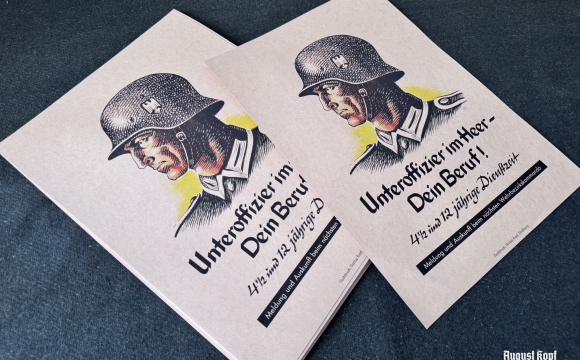 Poster 42x30cm Unteroffizier im Heer
