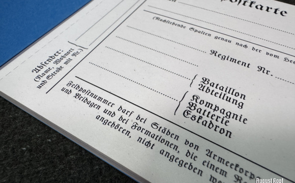 WW1 Postcard block 15pcs Feldpostkarte v1