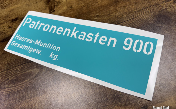 Stencil Patronenkasten 900