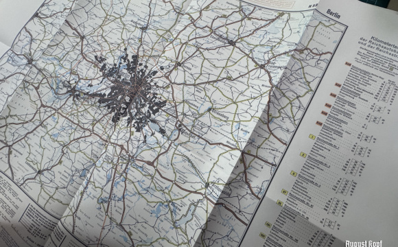 Deutsche Karte Berlin Straßenkarte