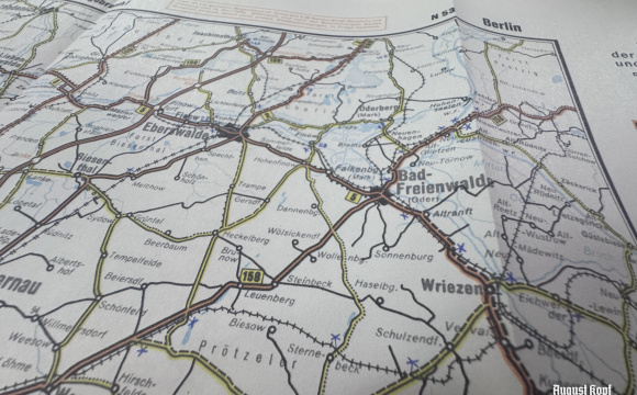 Deutsche Karte Berlin Straßenkarte