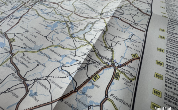 Deutsche Karte Berlin Straßenkarte