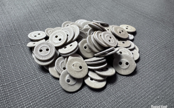 Cardboard Buttons 14mm 12pcs