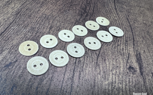 Cardboard Buttons 14mm 12pcs