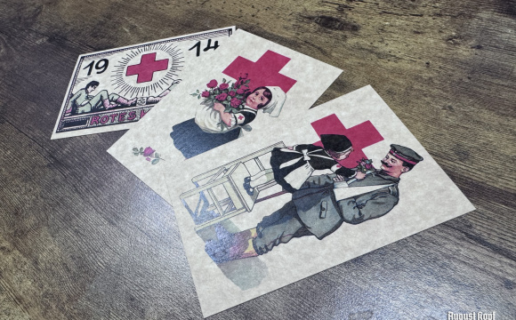 German Postcards set WW1 #14 DRK (3 pcs.)