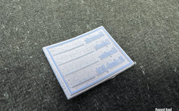 Nice detail addition to your soldbuch page.