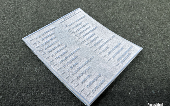 Rubber stamp: Soldbuch Equipment extended