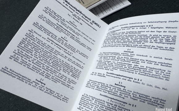 Wehrmacht Besoldungstabellen Payment table