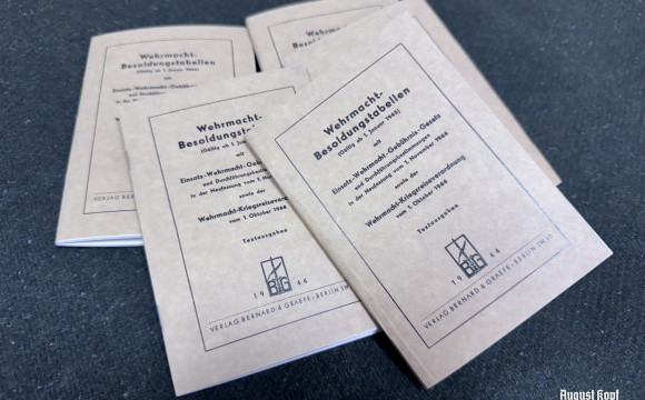 Wehrmacht Besoldungstabellen Payment table