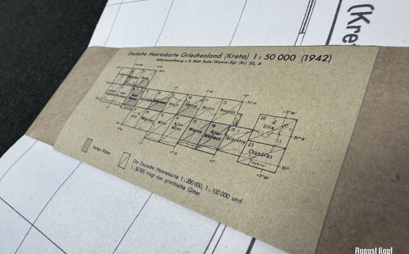 Kreta Karten Set of 7 Maps of Creta