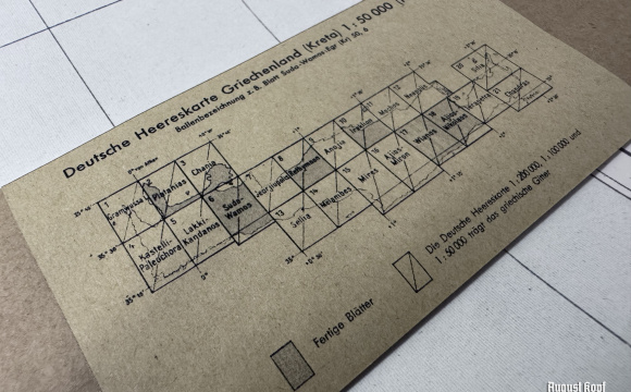 Kreta Karten Set of 7 Maps of Creta