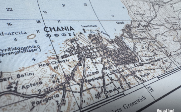 Kreta Karten Set of 7 Maps of Creta