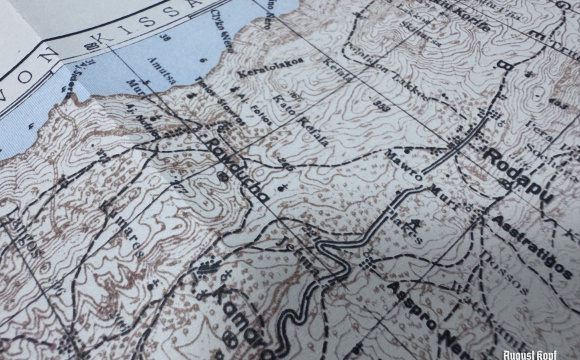 Kreta Karten Set of 7 Maps of Creta