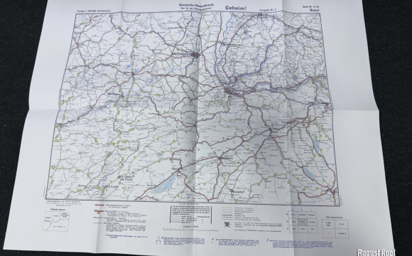 Deutsche Heereskarte Basel