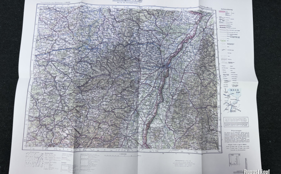 Deutsche Heereskarte Strassburg