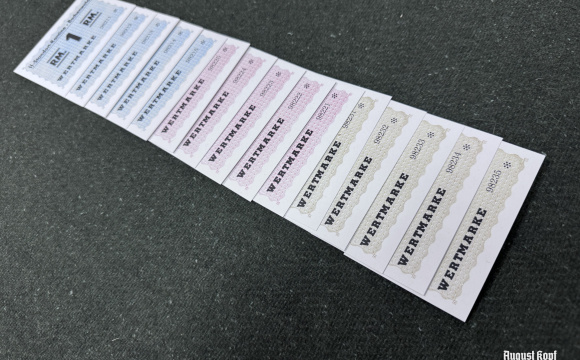 Banknote Buchenwald Wertmarke set of 15