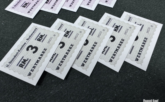 Banknote Buchenwald Wertmarke set of 15