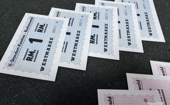 Banknote Buchenwald Wertmarke set of 15