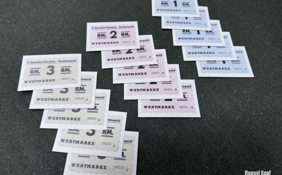 Banknote Buchenwald Wertmarke set of 15
