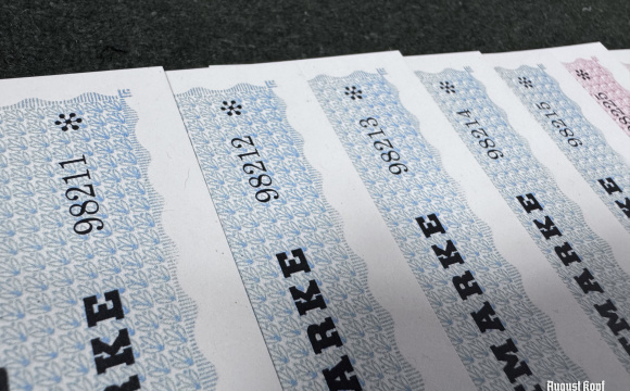 Banknote Buchenwald Wertmarke set of 15