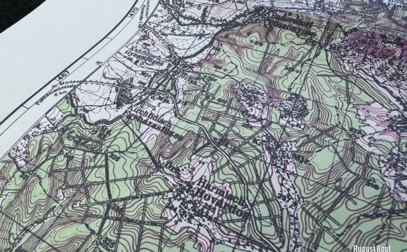 Hungarian map Pinkamindszent