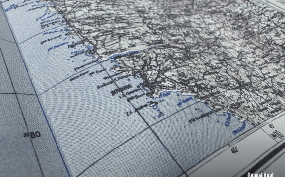 Deutsche Heereskarte Triest