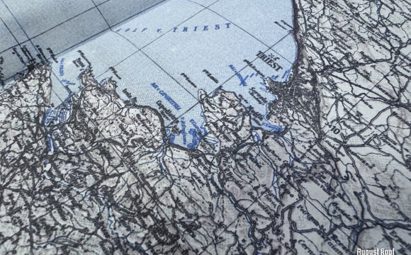 Deutsche Heereskarte Triest