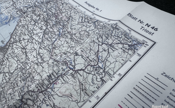 Deutsche Heereskarte Triest