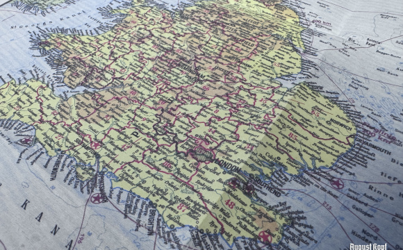 Deutsche Karte England UK 1940