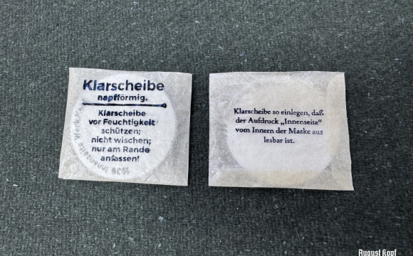 Spare Gas Mask Lenses (Gasmaske Klarscheiben)