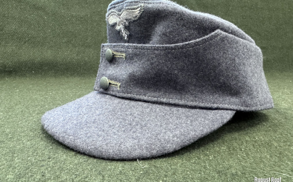 The German M43 field cap was introduced in 1943 as a practical and versatile piece of headgear for Wehrmacht troops.