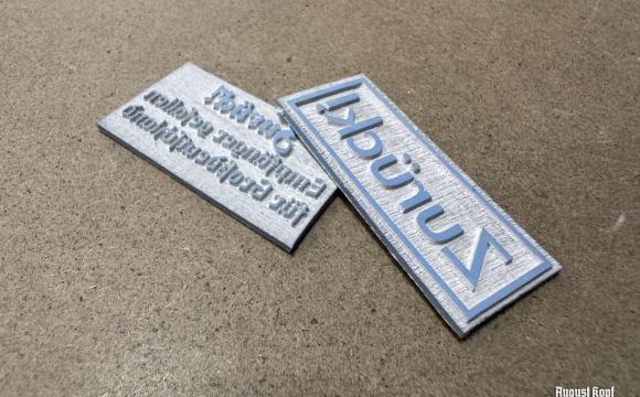 Rubber stamp: Feldpost Zurück 2x